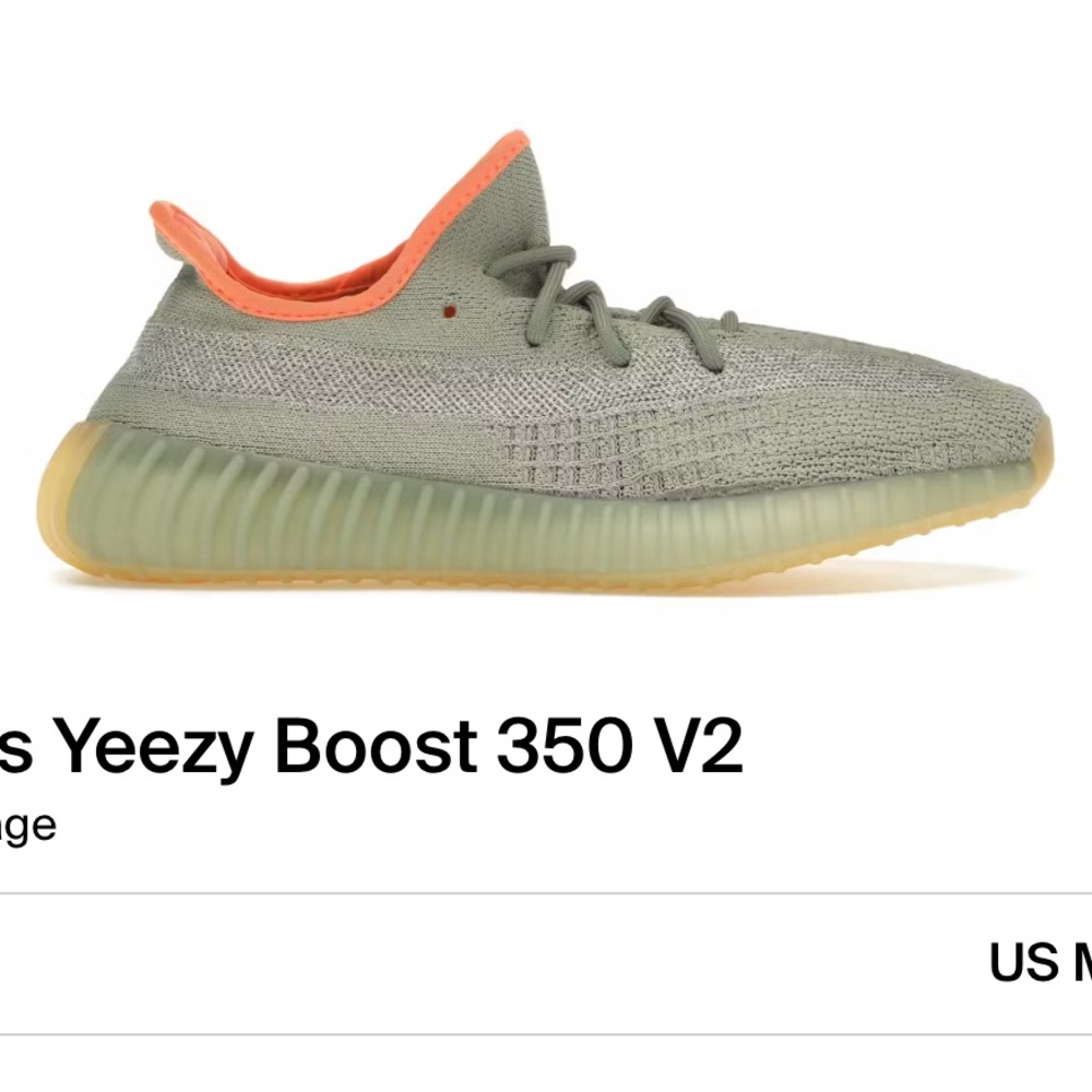 Adidas Yeezy Boost 350 V2 Sneakers dessert sage